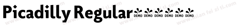 Picadilly Regular字体转换